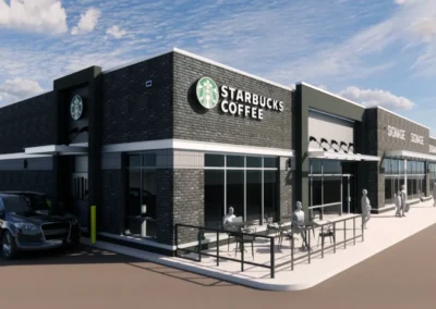 Commercial Plaza Oshawa, Ontario Execution of permit and tender working drawings enabled expedited delivery ahead of schedule through seamless multidisciplinary coordination, resulting in a well coordinated tender package with no subtrade concerns or requests for clarification.